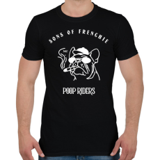 PRINTFASHION sonsoffrenchie2 - Férfi póló - Fekete