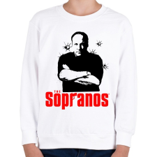 PRINTFASHION sopranos-draw - Gyerek pulóver - Fehér gyerek póló