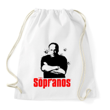 PRINTFASHION sopranos-draw - Sportzsák, Tornazsák - Fehér tornazsák