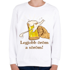 PRINTFASHION sör - Gyerek pulóver - Fehér gyerek pulóver, kardigán