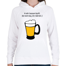 PRINTFASHION sör - Női kapucnis pulóver - Fehér