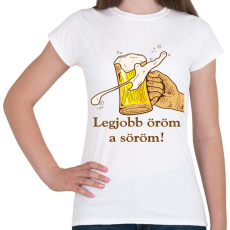 PRINTFASHION sör - Női póló - Fehér