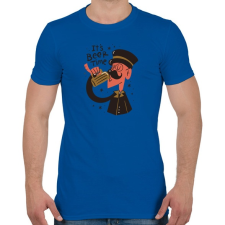 PRINTFASHION Sör szünet - Beer time - Férfi póló - Királykék férfi póló