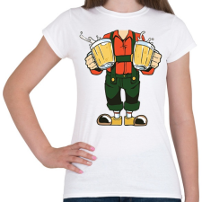 PRINTFASHION Sörimádó - Női póló - Fehér női póló