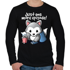 PRINTFASHION Sorozat függő - Férfi hosszú ujjú póló - Fekete férfi póló