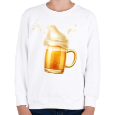 PRINTFASHION Sörözés  - Gyerek pulóver - Fehér gyerek pulóver, kardigán