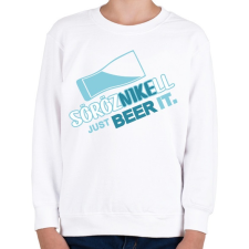 PRINTFASHION sörözni kell másik - Gyerek pulóver - Fehér gyerek pulóver, kardigán