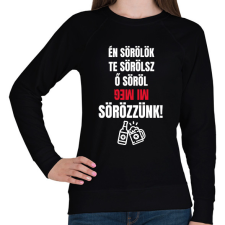 PRINTFASHION SÖRÖZZÜNK! - Női pulóver - Fekete női pulóver, kardigán