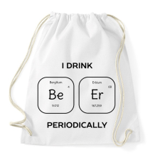 PRINTFASHION Sört iszok időszakosan! - Sportzsák, Tornazsák - Fehér tornazsák