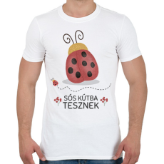 PRINTFASHION Sós kútba tesznek - Férfi póló - Fehér