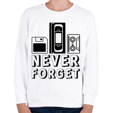 PRINTFASHION Sose felejtünk - Gyerek pulóver - Fehér gyerek pulóver, kardigán