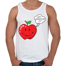 PRINTFASHION Sőt.. még seretlek is! - Férfi atléta - Fehér atléta, trikó