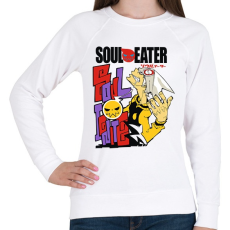 PRINTFASHION Soul eater - Női pulóver - Fehér