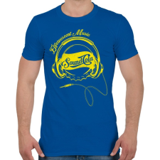 PRINTFASHION Sound Cola - Férfi póló - Királykék férfi póló