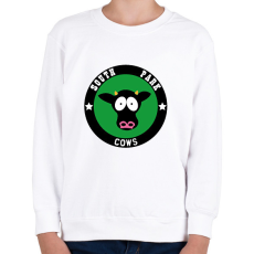 PRINTFASHION south park cows - Gyerek pulóver - Fehér