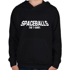 PRINTFASHION Spaceballs - Gyerek kapucnis pulóver - Fekete gyerek pulóver, kardigán