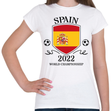PRINTFASHION Spain 2022 - Női póló - Fehér női póló