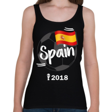 PRINTFASHION Spanyolország - Női atléta - Fekete