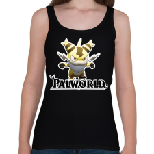 PRINTFASHION Sparkit - palworld - Női atléta - Fekete női trikó