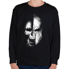 PRINTFASHION Spártai harcos - Gyerek pulóver - Fekete gyerek pulóver, kardigán