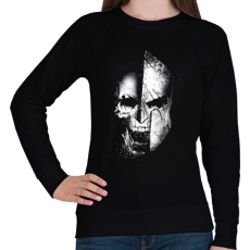 PRINTFASHION Spártai harcos - Női pulóver - Fekete