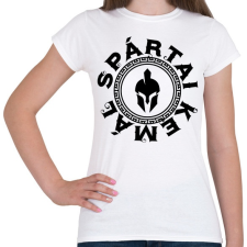PRINTFASHION Spártai Kemál - Női póló - Fehér női póló