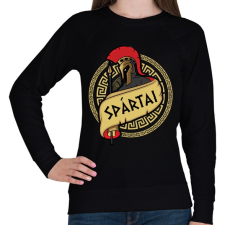 PRINTFASHION Spártai - Női pulóver - Fekete női pulóver, kardigán