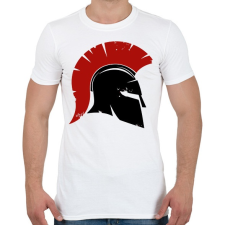 PRINTFASHION Spartan  - Férfi póló - Fehér férfi póló