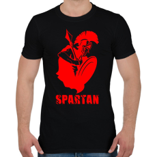 PRINTFASHION spartan - Férfi póló - Fekete
