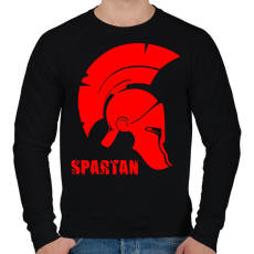 PRINTFASHION spartan - Férfi pulóver - Fekete