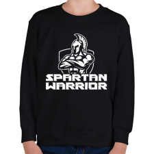 PRINTFASHION Spartan harcos - Gyerek pulóver - Fekete gyerek pulóver, kardigán