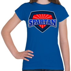 PRINTFASHION SPARTAN - Női póló - Királykék