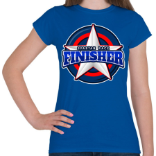PRINTFASHION SPARTAN RACE FINISHER - Női póló - Királykék női póló