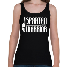 PRINTFASHION Spartan Warrior - Női atléta - Fekete női trikó