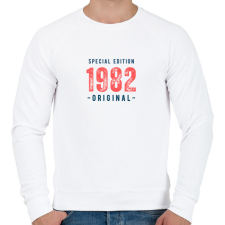 PRINTFASHION Special edition 1982 original - Férfi pulóver - Fehér férfi pulóver, kardigán