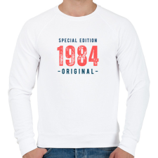 PRINTFASHION Special edition 1984 original - Férfi pulóver - Fehér férfi pulóver, kardigán