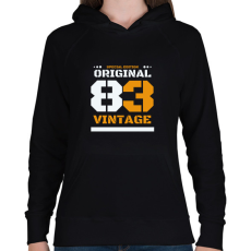 PRINTFASHION Special edition original 83 - Női kapucnis pulóver - Fekete