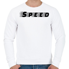 PRINTFASHION Speed - Férfi pulóver - Fehér férfi pulóver, kardigán