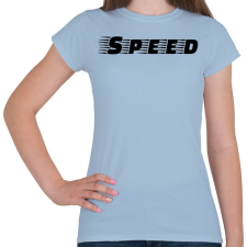PRINTFASHION Speed - Női póló - Világoskék női póló