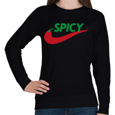 PRINTFASHION Spicy - Női pulóver - Fekete