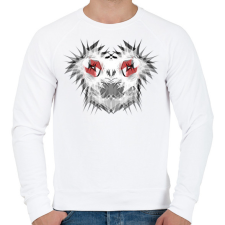 PRINTFASHION spikehead_1 - Férfi pulóver - Fehér férfi pulóver, kardigán