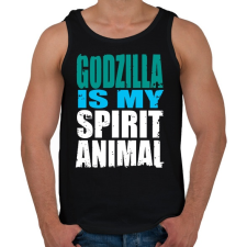 PRINTFASHION Spirit Animal - Férfi atléta - Fekete atléta, trikó