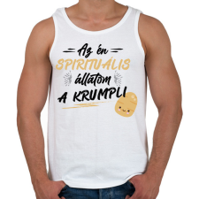 PRINTFASHION Spirituális állat - Férfi atléta - Fehér atléta, trikó