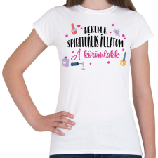 PRINTFASHION Spirituális állatom - Körömlakk - Női póló - Fehér női póló