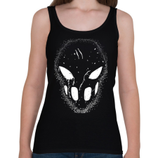 PRINTFASHION splatterhouse_white - Női atléta - Fekete női trikó