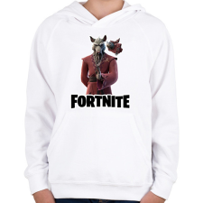 PRINTFASHION Splinter - fortnite - Gyerek kapucnis pulóver - Fehér gyerek pulóver, kardigán