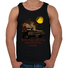 PRINTFASHION SPN- DEAN - Férfi atléta - Fekete