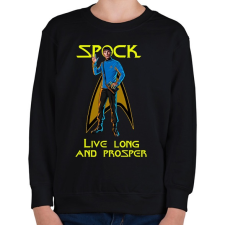 PRINTFASHION spock - Gyerek pulóver - Fekete gyerek pulóver, kardigán