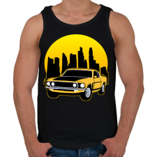 PRINTFASHION Sport autó  - Férfi atléta - Fekete atléta, trikó