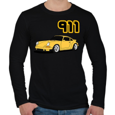 PRINTFASHION sport autó  - Férfi hosszú ujjú póló - Fekete